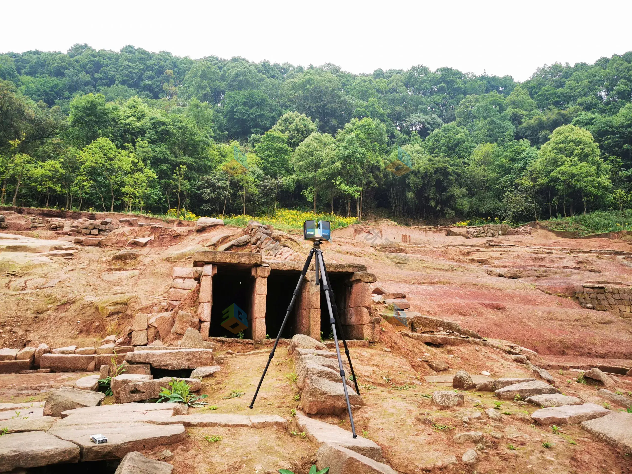 三维激光扫描技术在考古挖掘中的应用